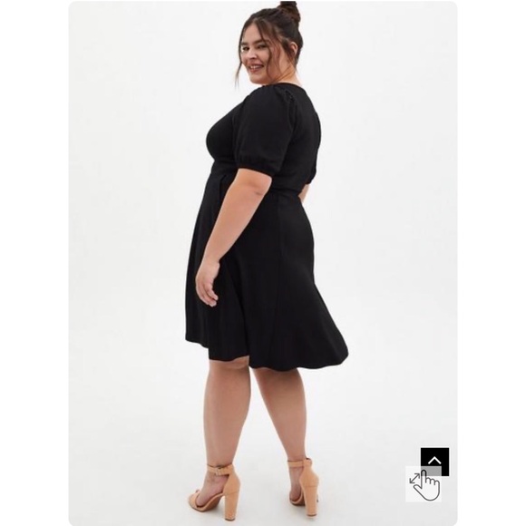 TORRID Mini Textured Knit Skater Dress Size 3X - Picture 3 of 10